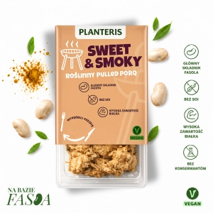 Roślinny Pulled PorQ Sweet&Smoky | 180g 