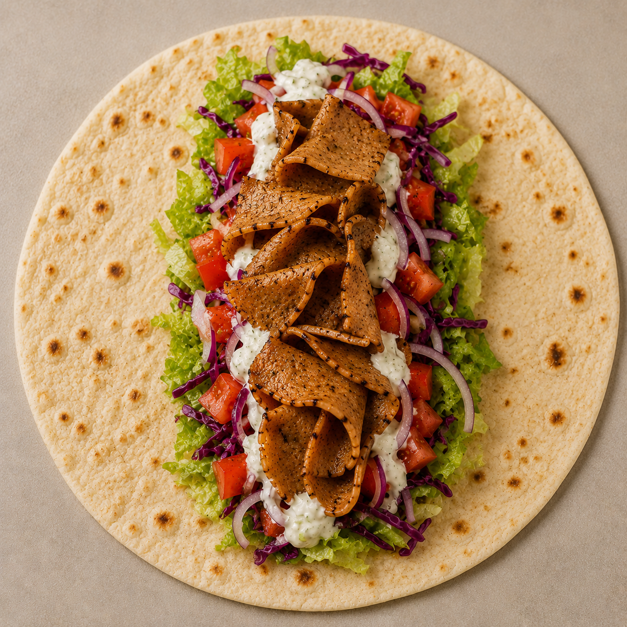 Fasoa Plastry w burgerze lub wrapie